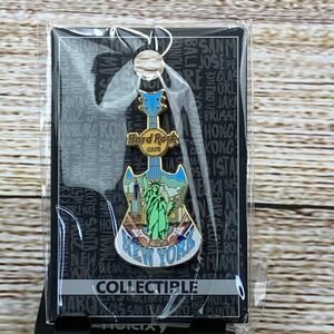 Hard Rock Cafe New York Guitar Statue of Liberty Collectible Pin V17 New on Card